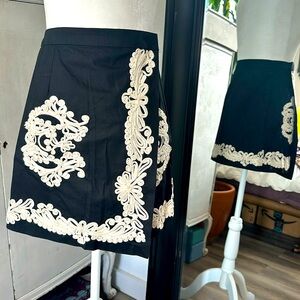 H&M Embroidered Mini Skirt NWT